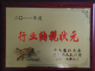 2011年行业纳税状元